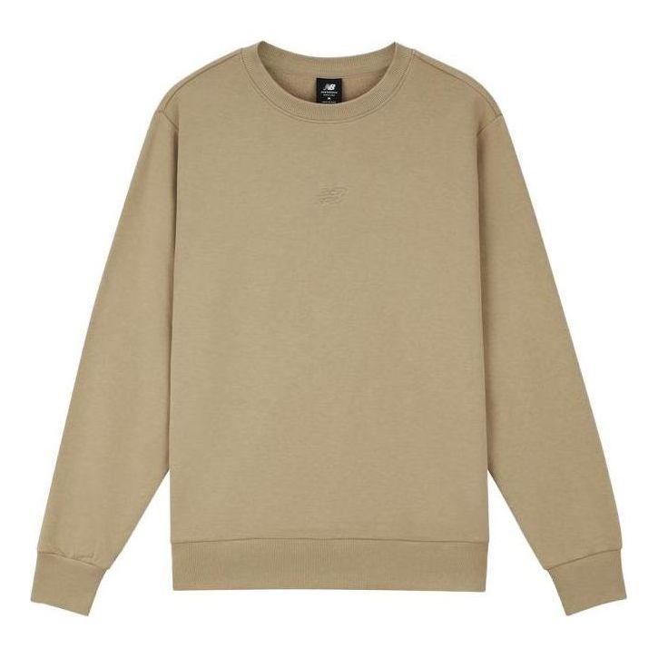 Суитчър New Balance Essentials Pullover Sweatshirt Бежово | AMT33334-INC