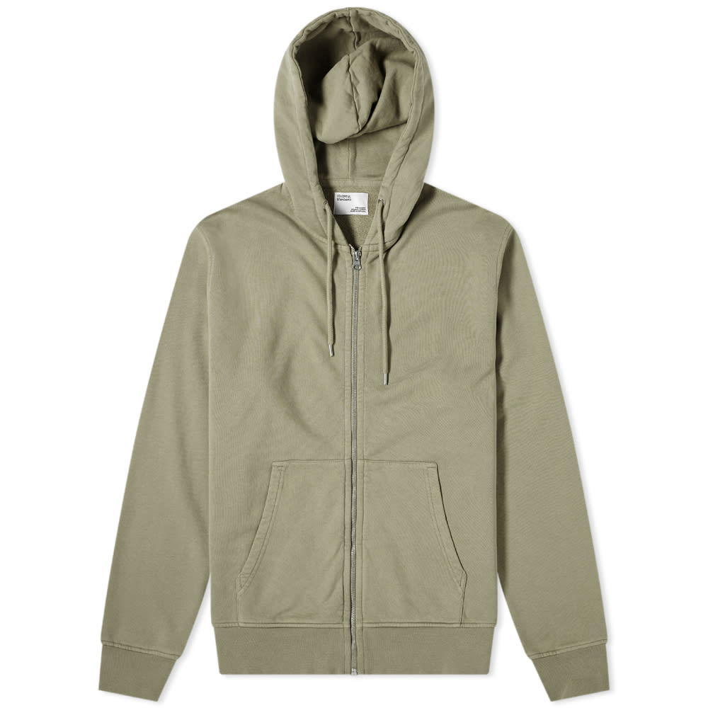 Суитчър Colorful Standard Classic Organic Zip Hoody Зелено | CS1007-DOL, 0