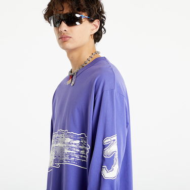 Тениска Y-3 Graphic Logo Long Sleeve Tee Лилаво | IA3113, 3