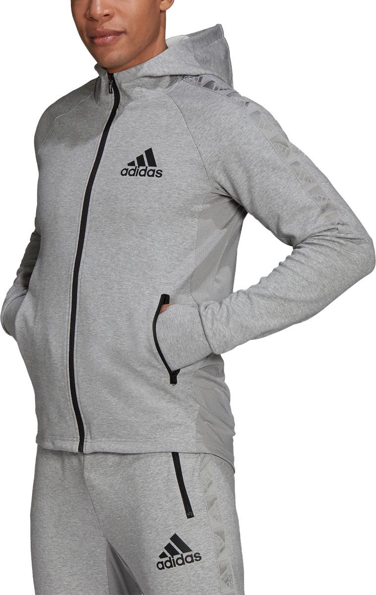 Суитчър adidas Originals Motion FZ Hoodie Сиво | h28797, 0