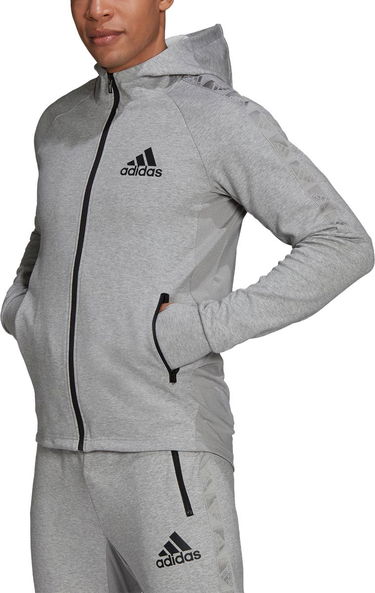 Суитчър adidas Originals Motion FZ Hoodie Сиво | h28797, 0