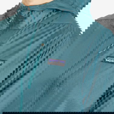 Ветровка Patagonia Men's Houdini Jacket, Size Large Зелено | 24142-WLDB, 5