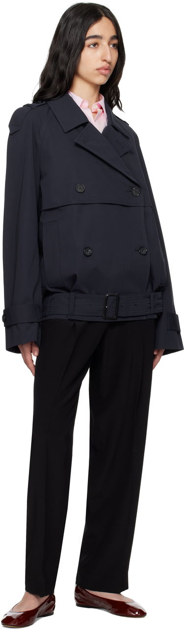 Тренчкот TOTEME TOTEME Short Trench Jacket Тъмно синьо | 252-WRO0174-FB0379, 3