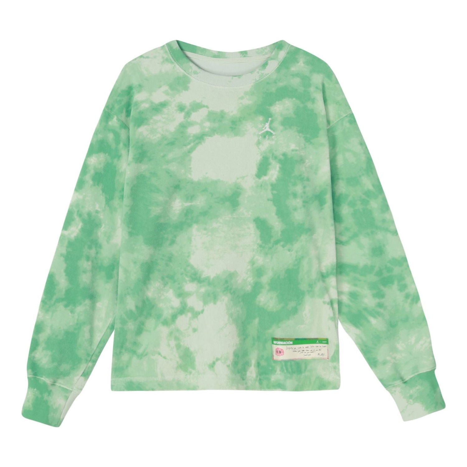 Пуловер Jordan Air Jordan x J Balvin Tie-Dye Long Sleeve T-Shirt Зелено | DR3103-316, 0