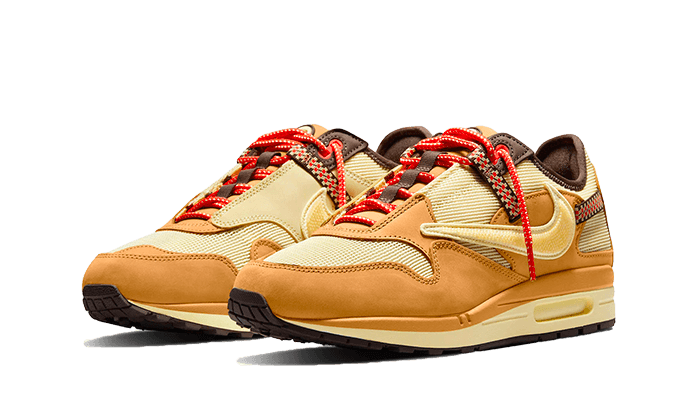 Кецове и обувки Nike Travis Scott x Air Max 1 "Wheat" Бежово | DO9392-701, 1