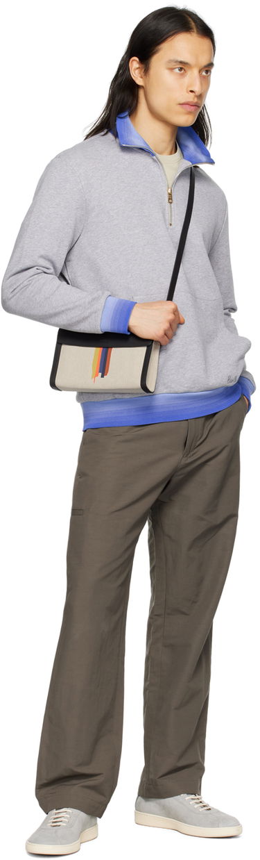 Пуловер Paul Smith Paul Smith Half-Zip Sweatshirt Сиво | M1R-349X-K01647-72, 3