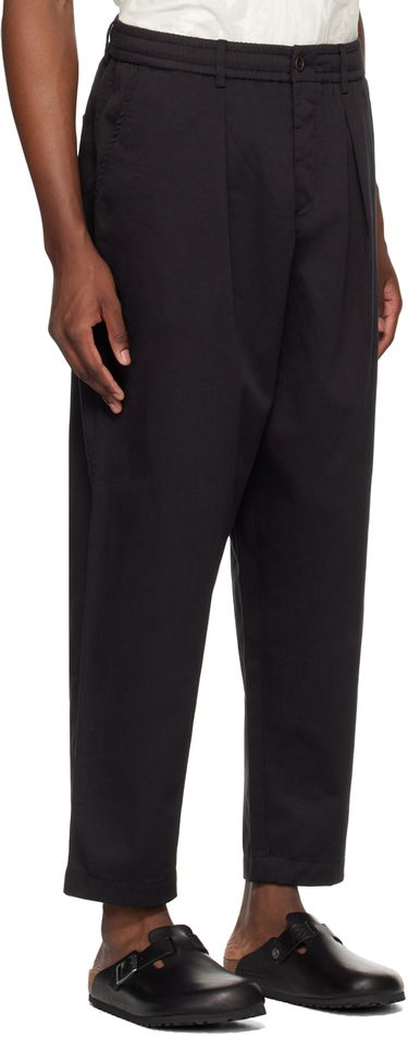 Панталони Universal Works Universal Works Pleated Trousers Черно | 00134, 4