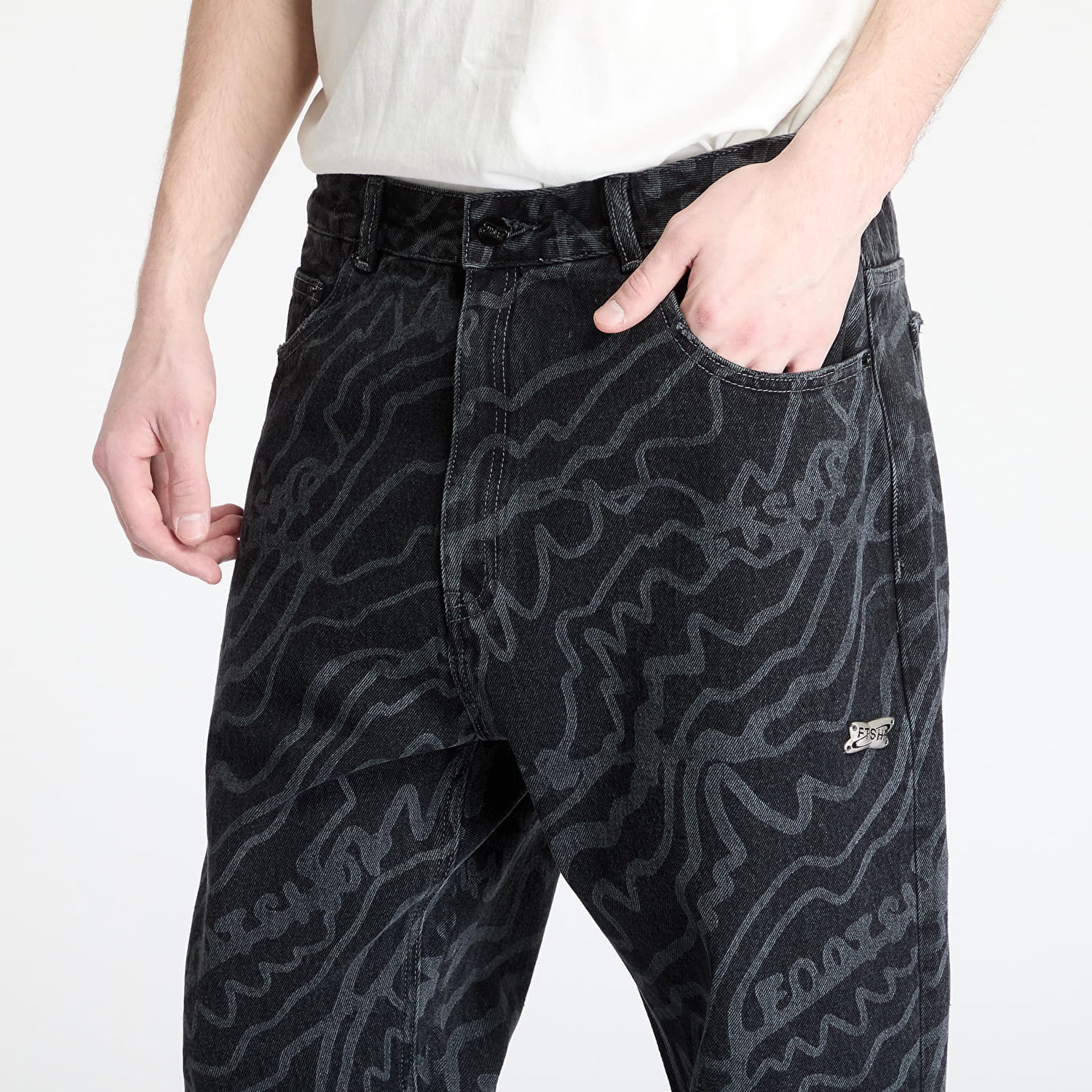 Дънки Footshop FTSHP Silver Lining Denim Pants 34 Черно | FTSHP_471, 1