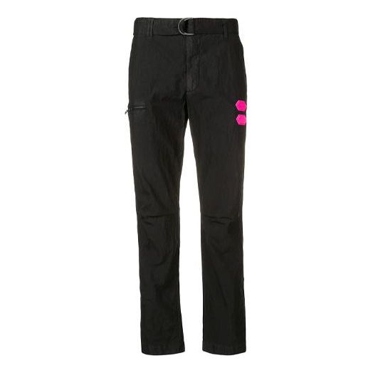 Карго панталони Off-White Off-White Slim Fit Casual Pants Черно | OMCA084R19A210211000