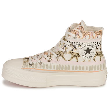 Кецове и обувки Converse CHUCK TAYLOR ALL STAR LIFT-ANIMAL ABSTRACT Бежово | A06817C, 3