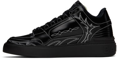 Кецове и обувки Balmain Balmain B-Court Mid Top Western Черно | CM1VI354LSLR, 2