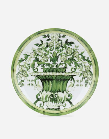 Домашен декор Dolce & Gabbana Dolce & Gabbana Green Botanical Charger Plate Зелено | TC0010TCA88UV019, 0