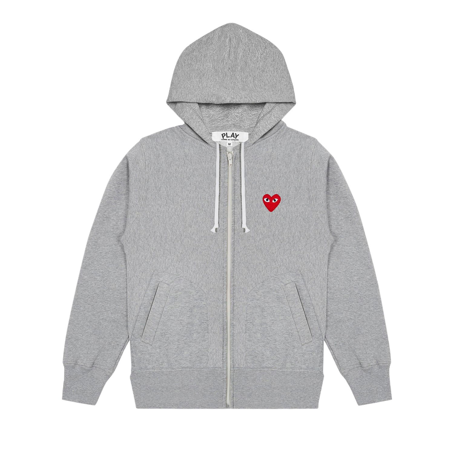 Суитчър Comme des Garçons Play Multi Heart Zip Up Hoodie Сиво | AZ T250 051 1, 1