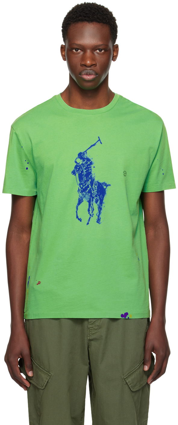 Тениска Polo by Ralph Lauren Green Big Pony T-Shirt Зелено | 710936387002