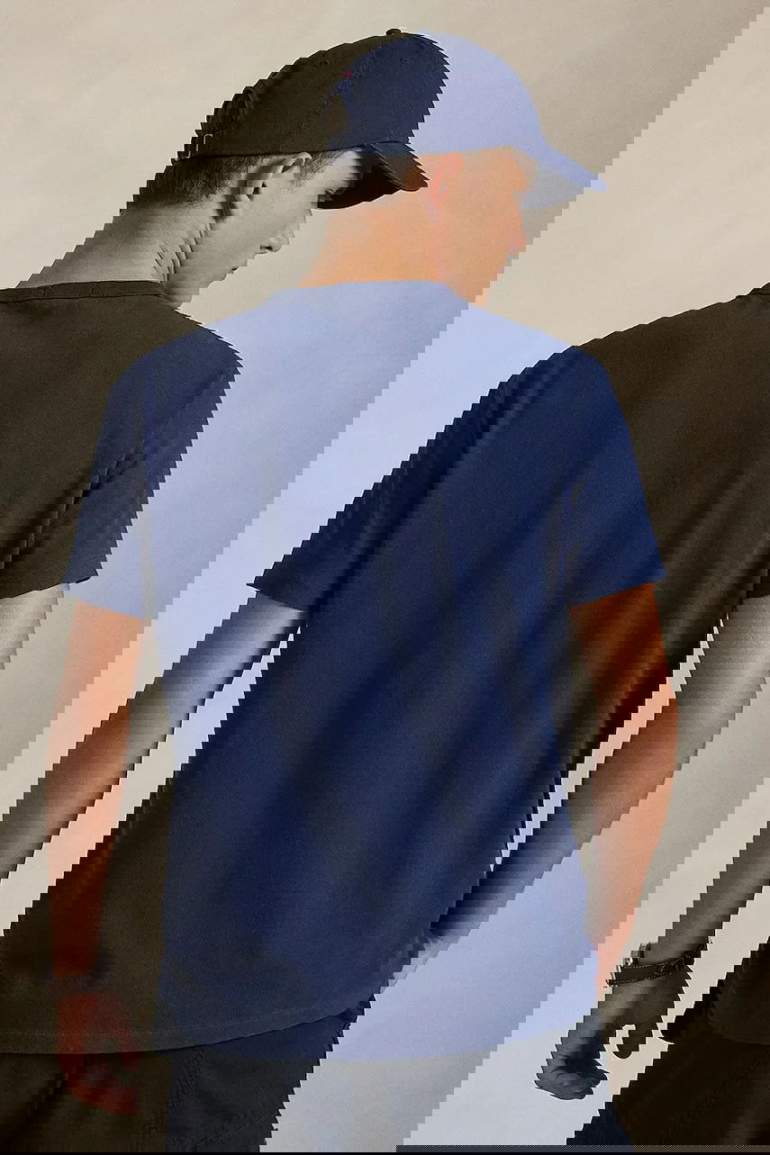 Тениска Polo by Ralph Lauren Polo Logo Cotton Crew Neck T-Shirt Тъмно синьо | 710916698, 1