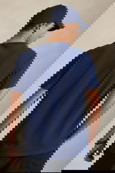 Тениска Polo by Ralph Lauren Polo Logo Cotton Crew Neck T-Shirt Тъмно синьо | 710916698, 1