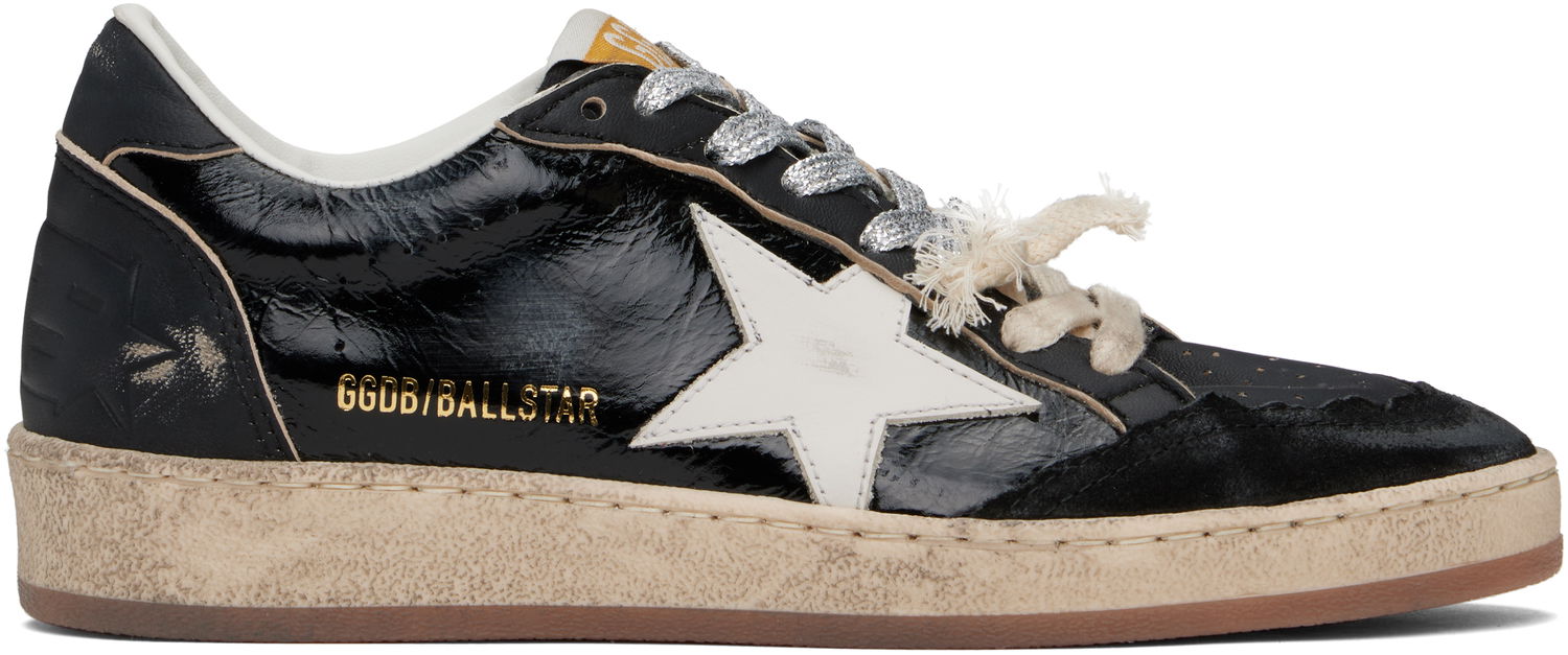 Кецове и обувки Golden Goose Golden Goose Ball Star Destroyed Toe Черно | GWF00853.F006821.90477, 0