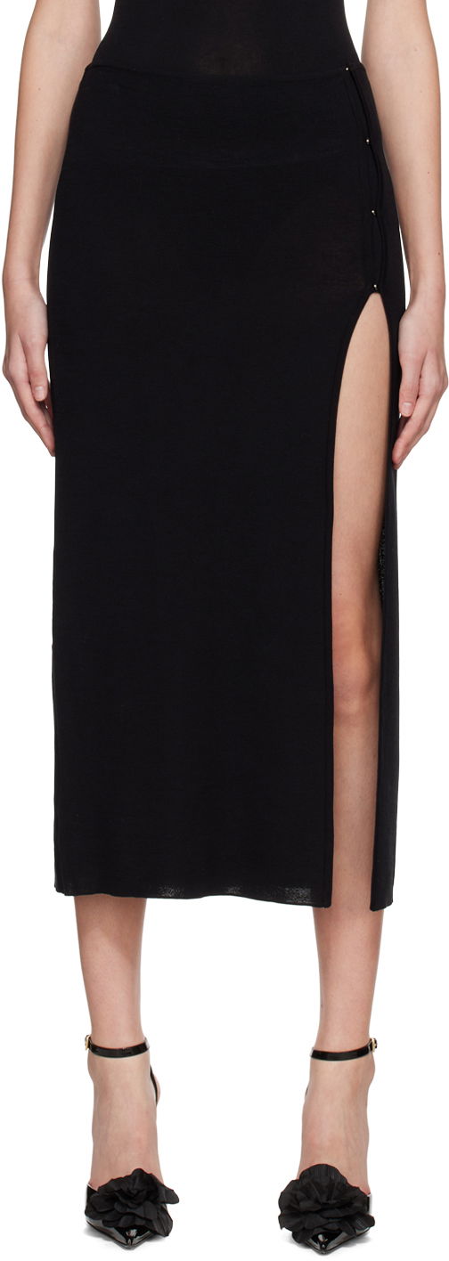 Пола BEC + BRIDGE BEC + BRIDGE Sorrento Midi Skirt with Side Slit Черно | H22-30388, 0