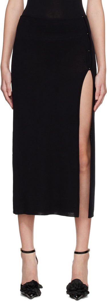 Пола BEC + BRIDGE BEC + BRIDGE Sorrento Midi Skirt with Side Slit Черно | H22-30388, 0