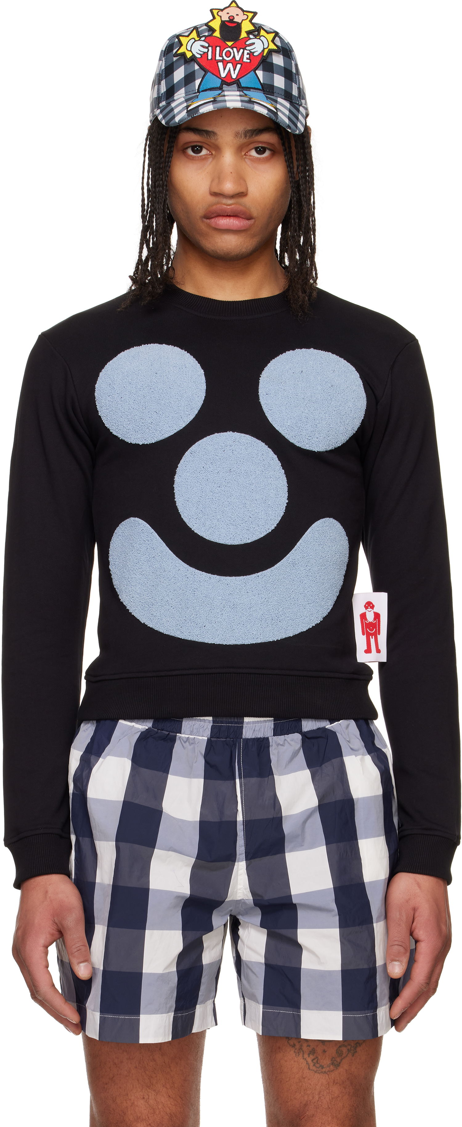 Суитчър Walter Van Beirendonck Walter Van Beirendonck Smile Sweatshirt Черно | 8008, 0