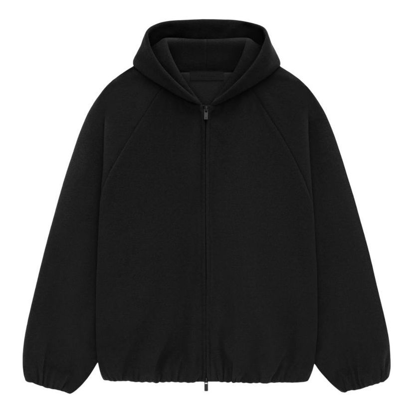 Яке Fear of God Fear of God Essentials SS25 Relaxed Brushed Hooded Jacket Черно | 202HO246250F