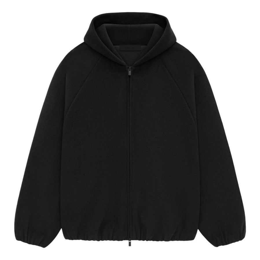 Яке Fear of God Fear of God Essentials SS25 Relaxed Brushed Hooded Jacket Черно | 202HO246250F, 0