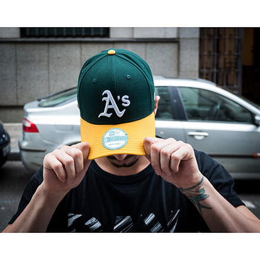 Шапка с козирка New Era 9FORTY The League Oakland Athletics Strapback Team Color Зелено | 10047540, 5