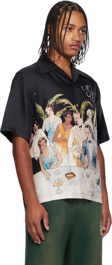 Риза AMIRI AMIRI Bar Scene Resort Shirt Черно | AMSTCA1192, 1