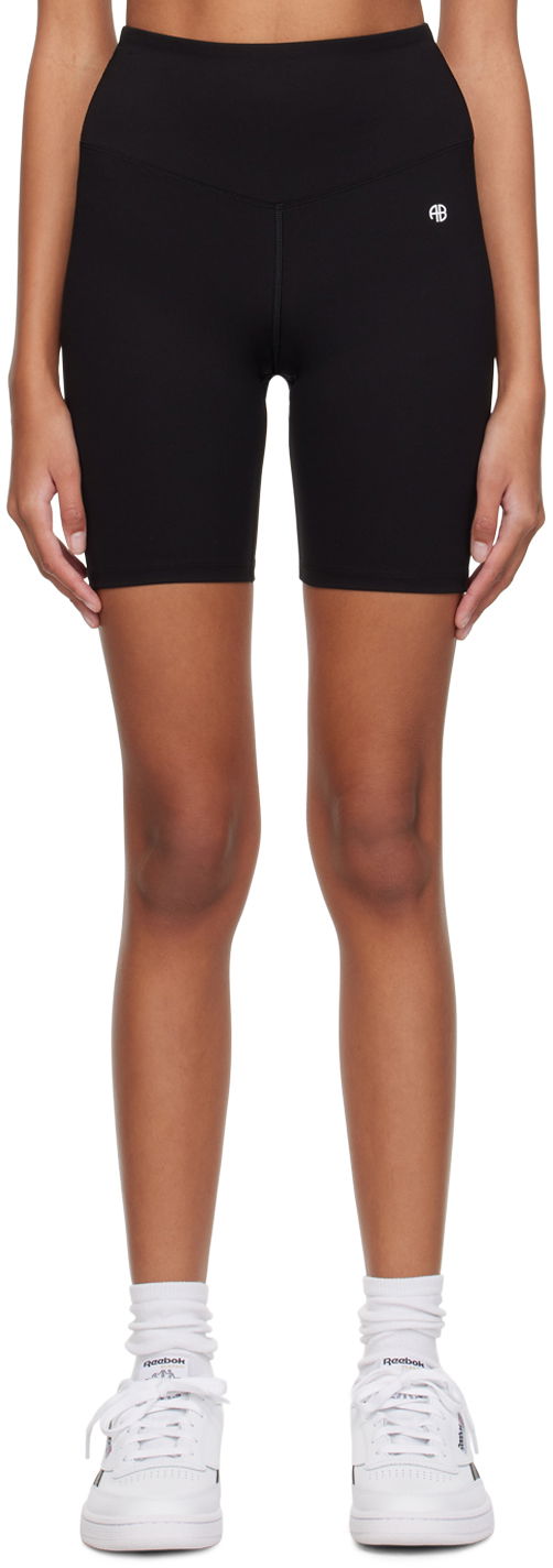 Клинове Anine Bing Blake Mid-Length Training Bike Shorts Черно | S-05-9115-000