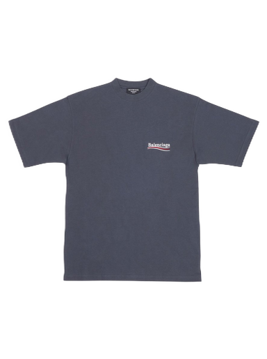 Тениска Balenciaga Political Campaign Large Fit T-Shirt Сиво | 641675TKVJ11366