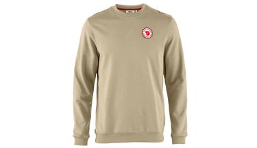 Суитчър FJÄLLRÄVEN 1960 Logo Badge Sweater Бежово | F87163-118, 1