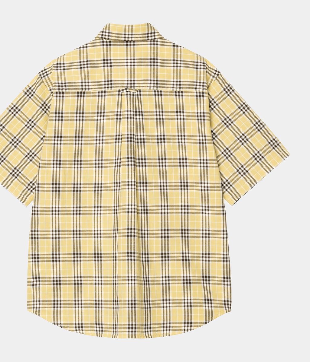 Риза Carhartt WIP Carhartt WIP S/S Niven Check Shirt Жълто | I034542_18, 1