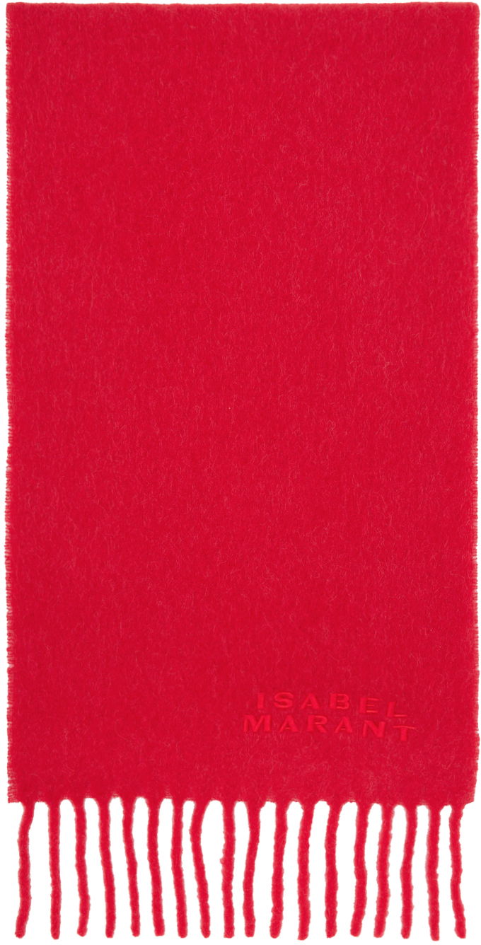 Шал ISABEL MARANT Red Firny Scarf Червено | EC002XFB-A4C04A, 0