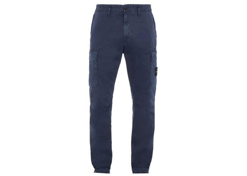 Панталони Stone Island Pantalone Regular Tapered Pants Тъмно синьо | 101530404 A0120