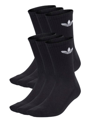 Trefoil Cushion Crew Socks –⁠ 6 pack