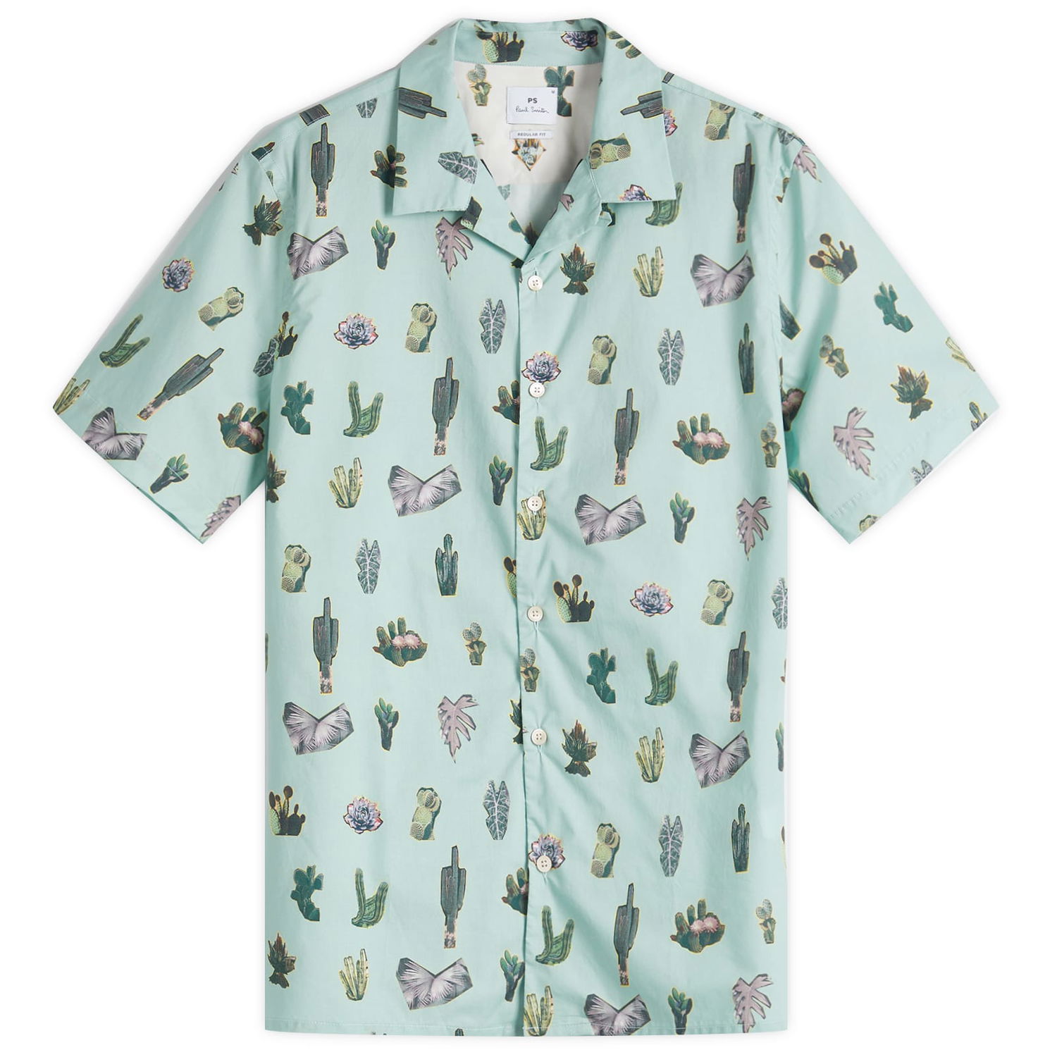 Риза Paul Smith Paul Smith Desert Flowers Vacation Shirt, Size Large Зелено | M2R-114R-P22313-30, 1