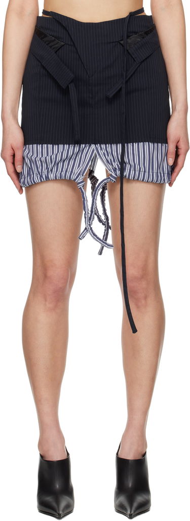 Пола Ottolinger Ottolinger Double Waistband Miniskirt Синьо | 11130081101, 0