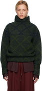 Dries Van Noten Jacquard Turtleneck