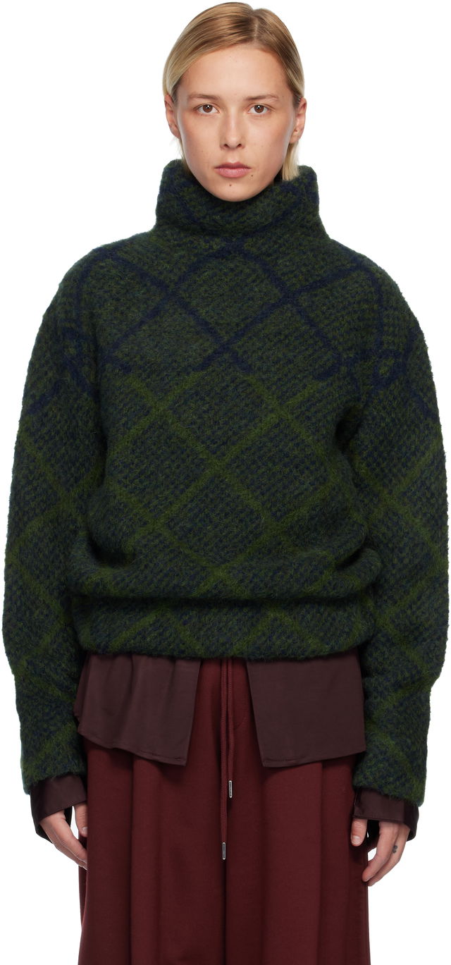 Dries Van Noten Jacquard Turtleneck