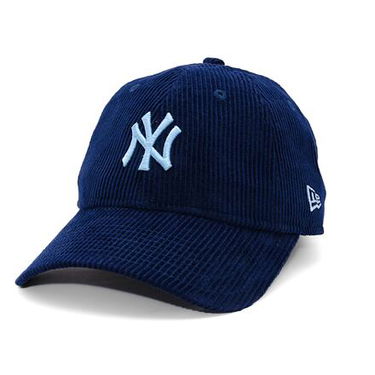 Шапка с козирка New Era Cord 9TWENTY NY Yankees Adjustable Hat Тъмно синьо | 60595366, 0