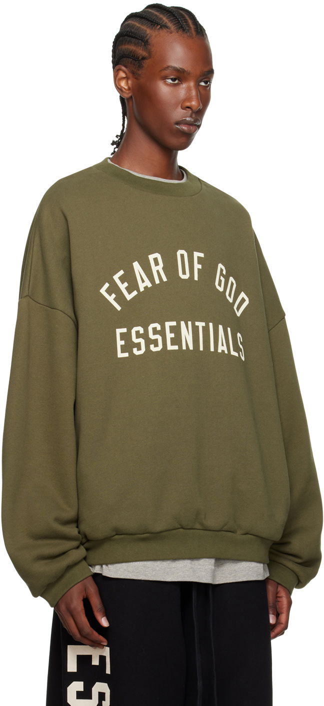 Суитчър Fear of God Designer Crewneck Sweatshirt Зелено | 192BT246265F, 1