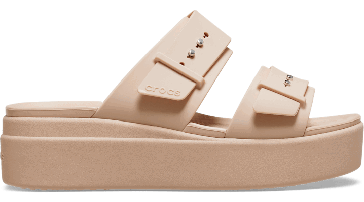 Кецове и обувки Crocs Brooklyn Buckle Sandals Бежово | 207431-7AF, 0