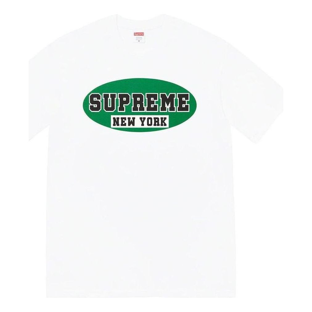 Тениска Supreme Oval Logo Graphic Tee Бяло | SUP-SS23-009, 0