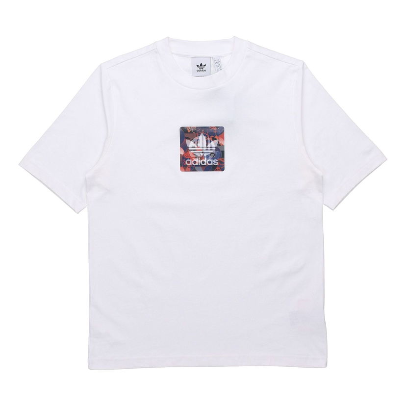 Тениска adidas Originals Graphic Tee Printed Logo Бяло | GN5449