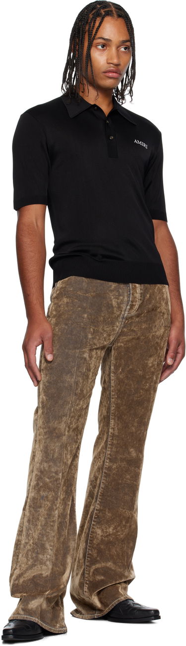 Дънки AMIRI AMIRI Velvet Flare Jeans Кафяво | AMDNFR1027, 3