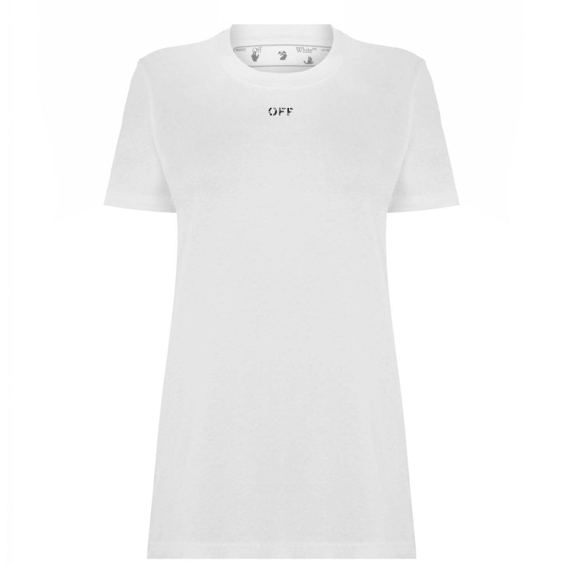 Тениска Off-White Arrows T-shirt White Black Бяло | OWAA049E20JER0160110, 0