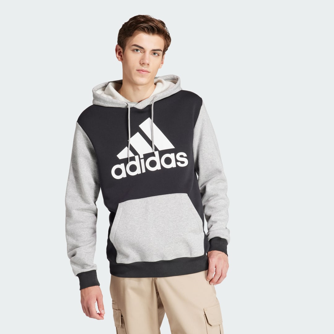 Суитчър adidas Performance adidas Sportswear Essentials Fleece Big Logo Сиво | IN0628, 1