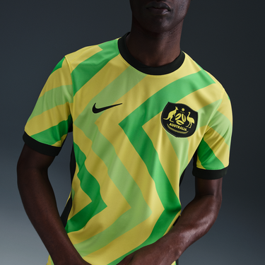 Фланелка Nike Australia Stadium 2025 Dri-FIT Replica Jersey Жълто | FQ8836-710, 2