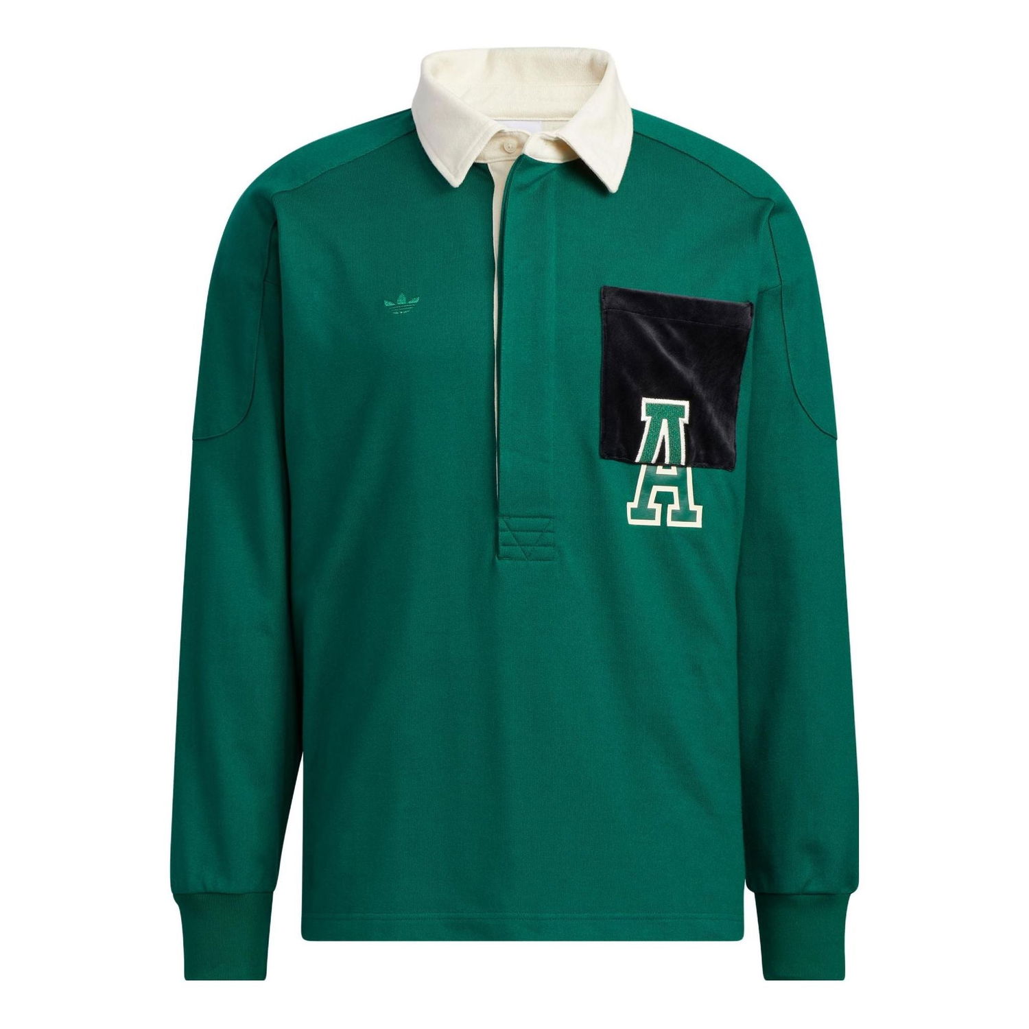 Поло тениска adidas Originals Anti University Polo Shirt Зелено | HY7236, 0