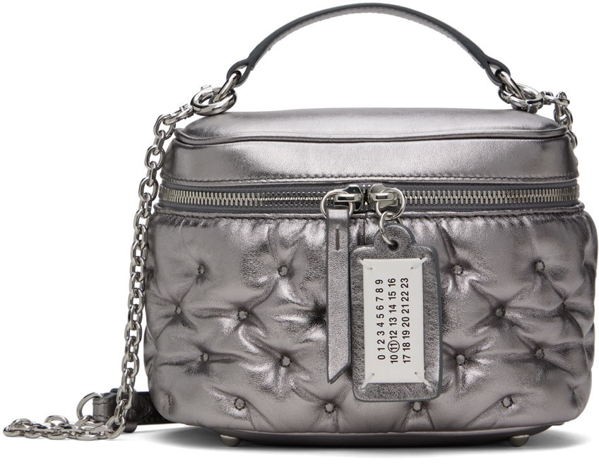 Дамска чанта Maison Margiela Glam Slam Vanity Pouch Металик | SB2WD0091 P6800, 0